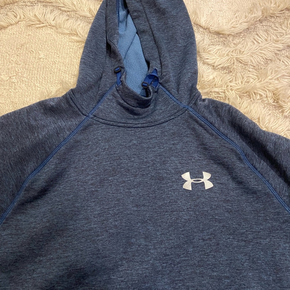 Navy Blue Under Armour Hoodie - Picture 3 of 4